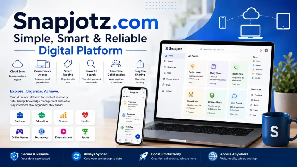 Snapjotz.com Online Content Hub